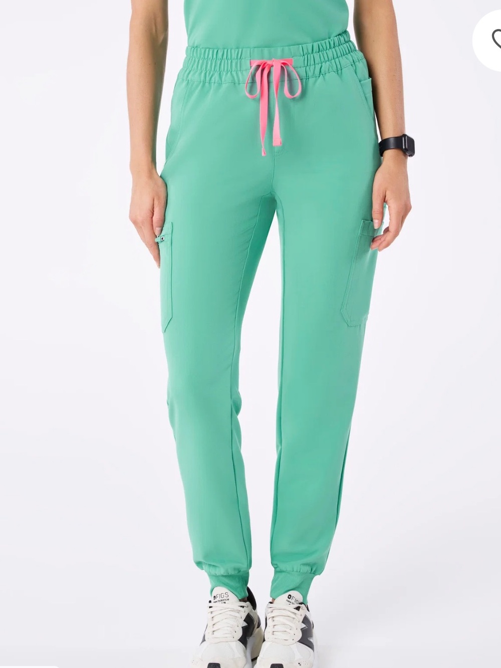 Figs Zamora women’s surgical green scrub bottoms size XlArge petite .